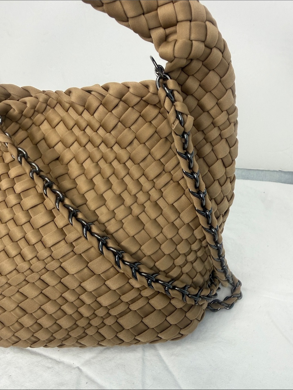 Textured Weave Mini Shopper - Picture 6 of 7